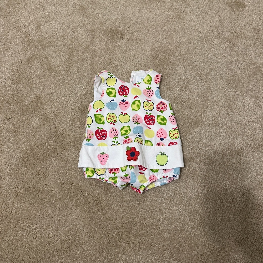 Florence Eiseman Multicolor Baby Romper